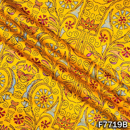 Printed Glaze Cotton Fabric - F7719