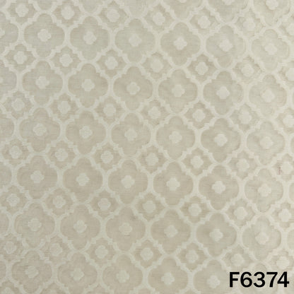 Dyeable Self Jacquard Chanderi Fabric - F6374