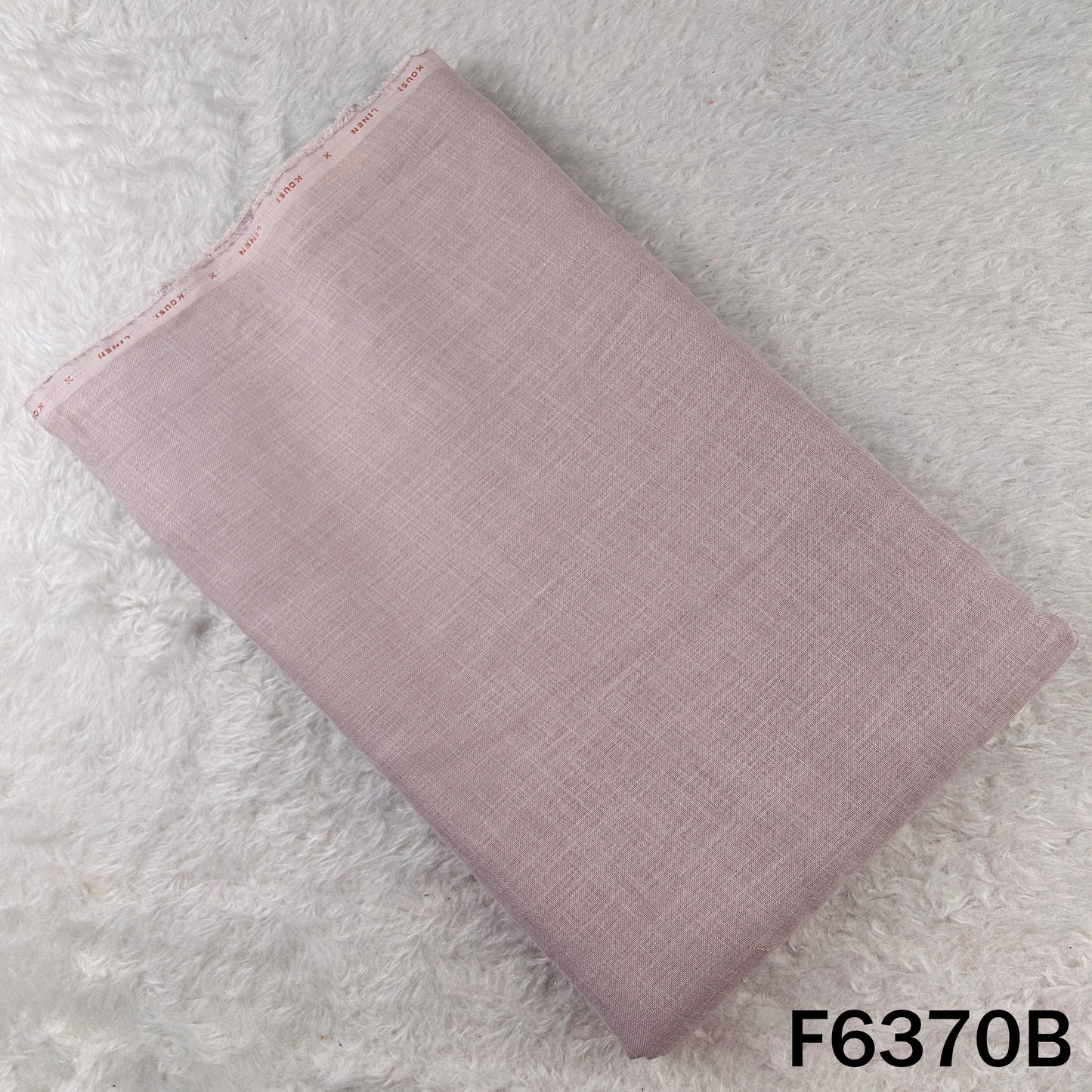Cut Dana Zari Sequins Thread Embroidered Linen Fabric - F6370