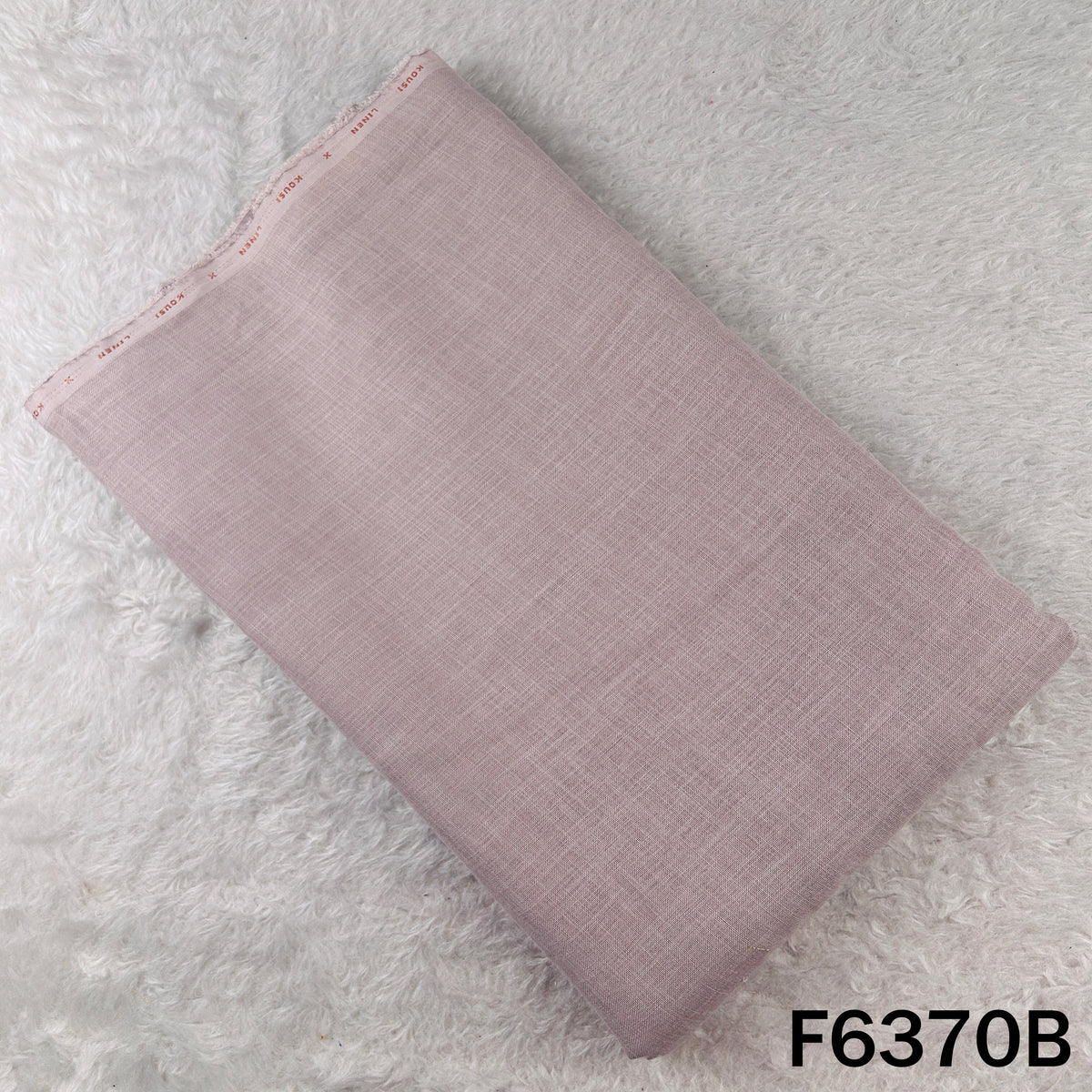 Cut Dana Zari Sequins Thread Embroidered Linen Fabric - F6370