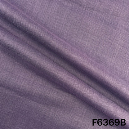 Cut Dana Zari Sequins Thread Embroidered Linen Fabric - F6369