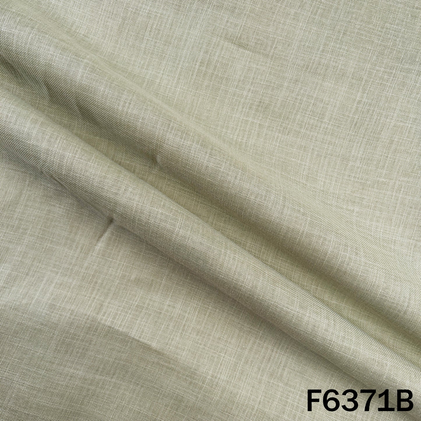 Cut Dana Zari Sequins Thread Embroidered Linen Fabric - F6371