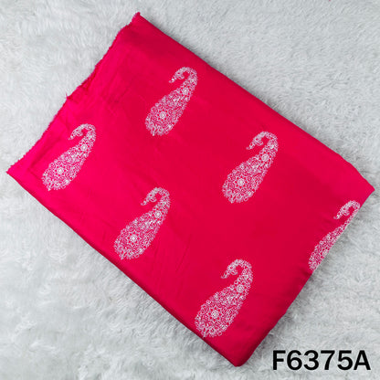 Thread Embroidered Modal Cotton Fabric - F6375