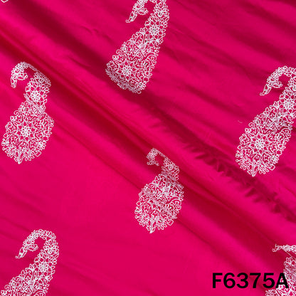 Thread Embroidered Modal Cotton Fabric - F6375
