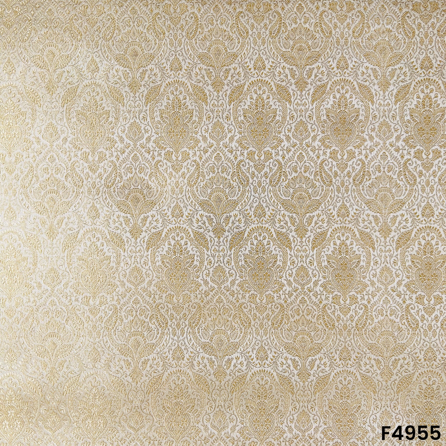 Self Jacquard Silk Brocade Fabric-F4955