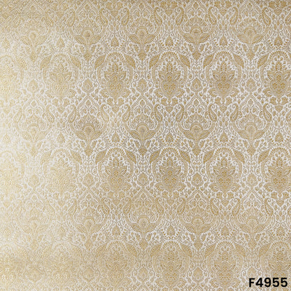 Self Jacquard Silk Brocade Fabric-F4955