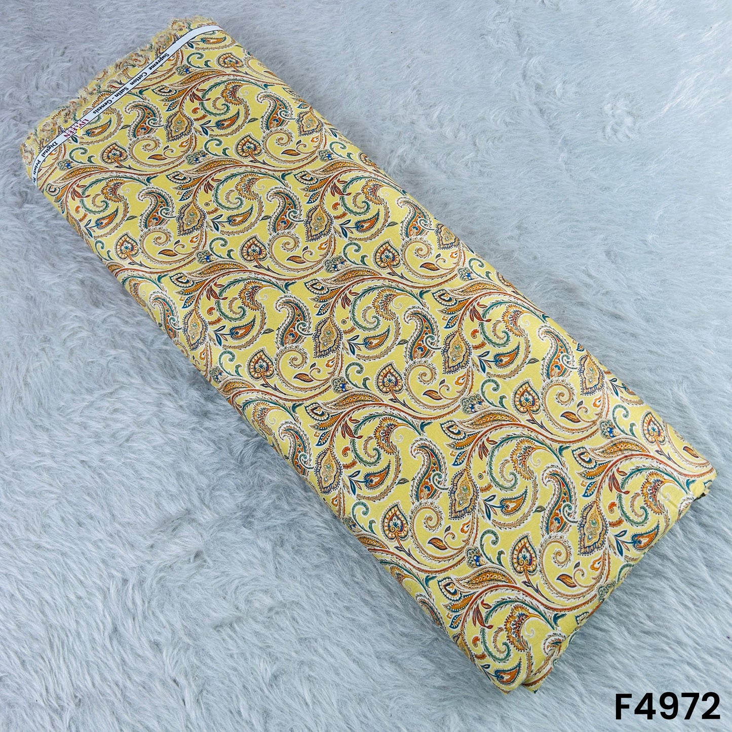 Digital Print Glaze Cotton Fabric-F4972