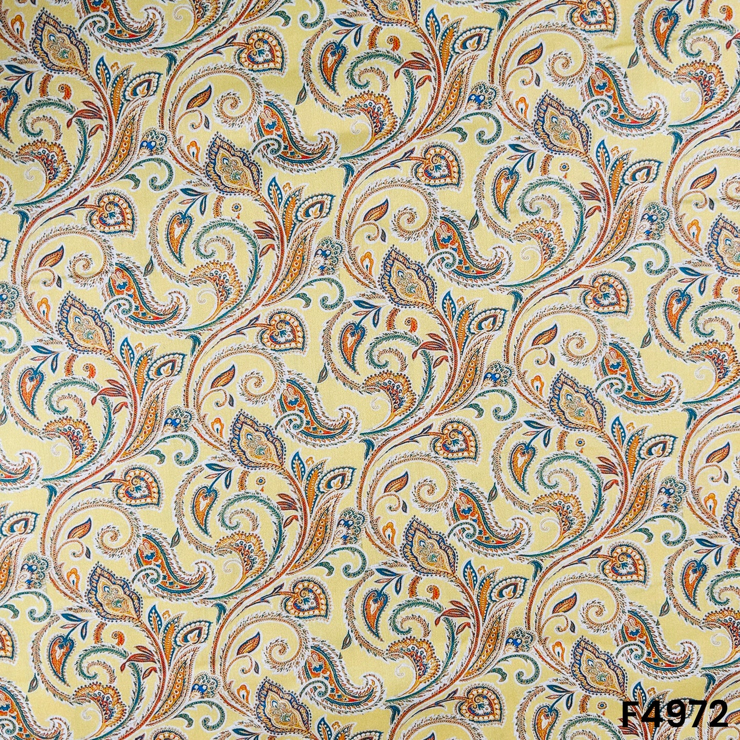 Digital Print Glaze Cotton Fabric-F4972