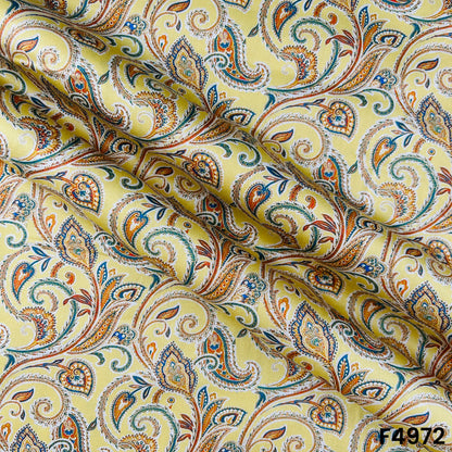 Digital Print Glaze Cotton Fabric-F4972