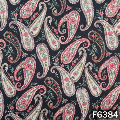 Digital Print Cambric Cotton Fabric - F6384