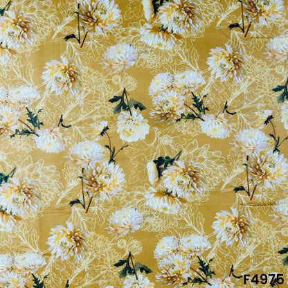 Digital Print Glaze Cotton Fabric-F4975