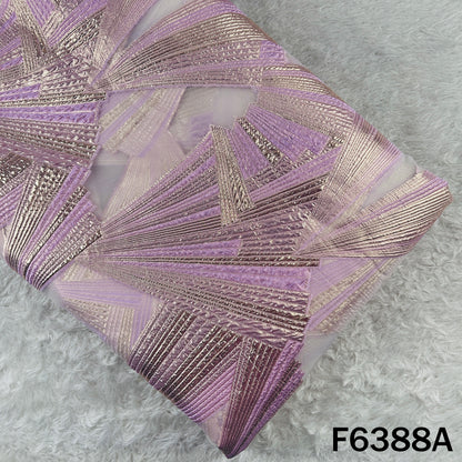 Imported Zari Work Organza Fabric - F6388