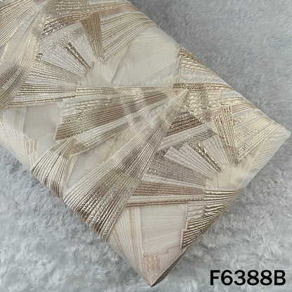 Imported Zari Work Organza Fabric - F6388