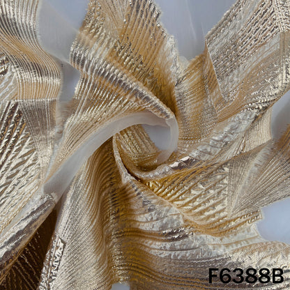 Imported Zari Work Organza Fabric - F6388