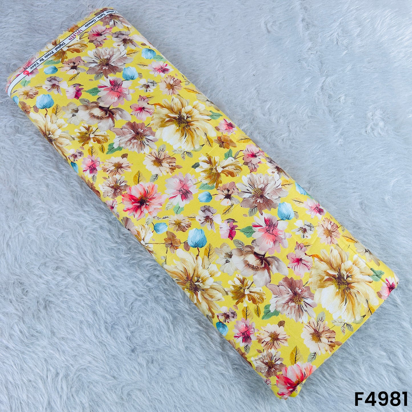 Digital Print Glaze Cotton Fabric-F4981