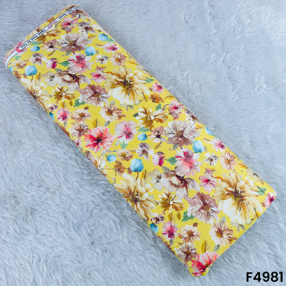 Digital Print Glaze Cotton Fabric-F4981