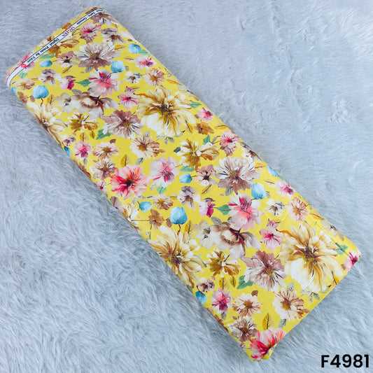 Digital Print Glaze Cotton Fabric-F4981