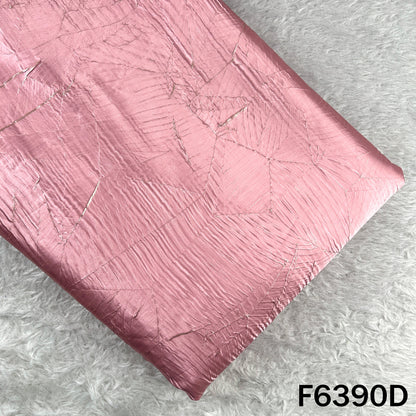 Imported Satin With Pleated Pattern Fabric - F6390