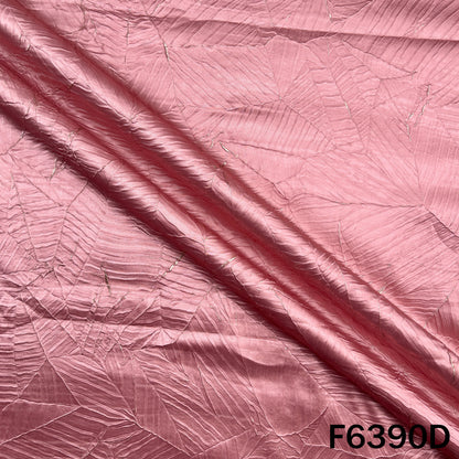 Imported Satin With Pleated Pattern Fabric - F6390