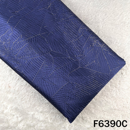Imported Satin With Pleated Pattern Fabric - F6390