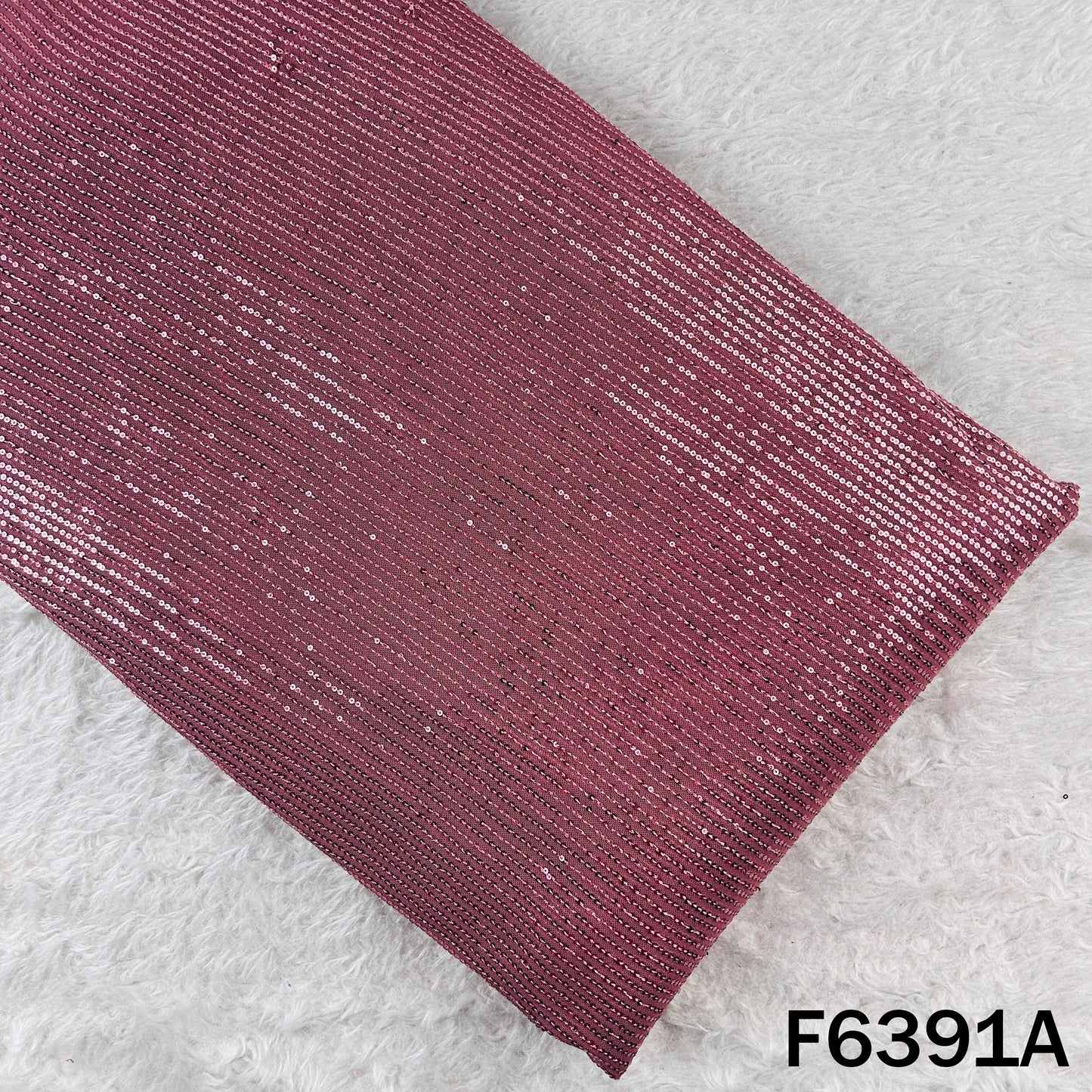Sequins Work Lycra Net Fabric - F6391
