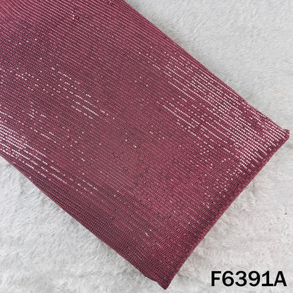 Sequins Work Lycra Net Fabric - F6391