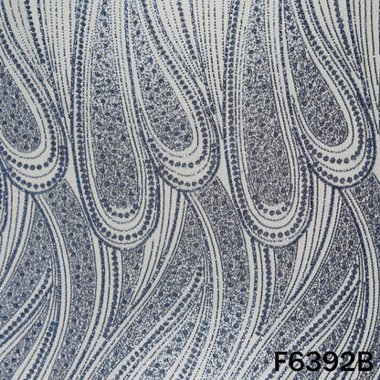 Cut Dana Sequins Embroidered Net Fabric - F6392