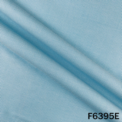 Check Print Pure Cotton Fabric - F6395