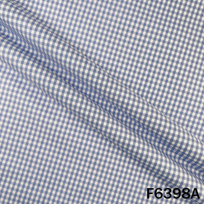 Check Print Pure Cotton Fabric - F6398