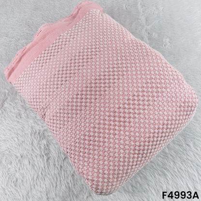 Cut Dana Thread Embroidered Linen Cotton Fabric-F4993