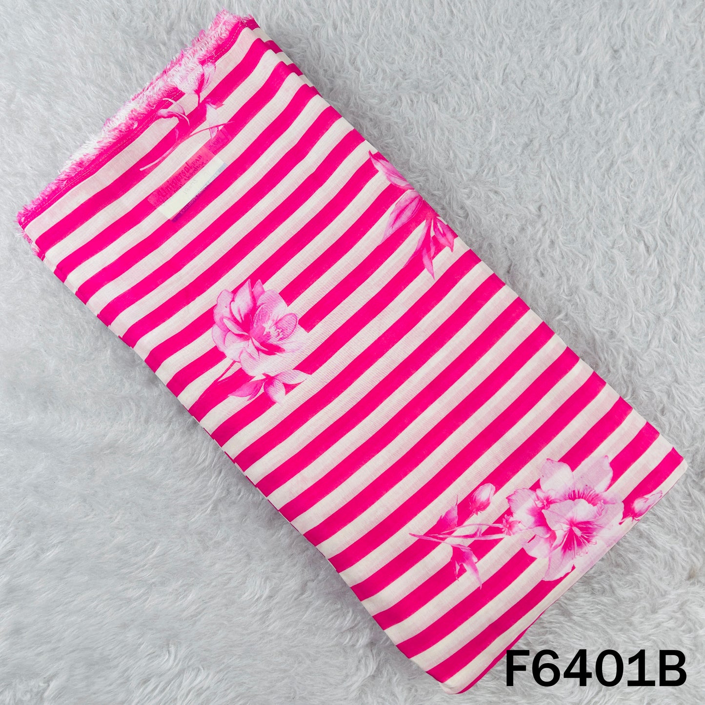Printed Mul Chanderi Fabric - F6401