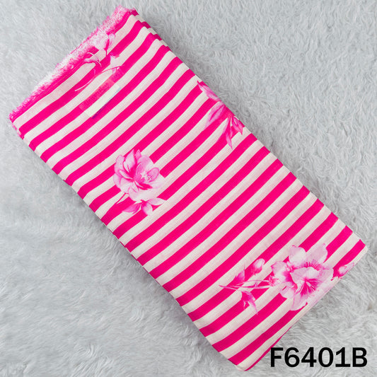 Printed Mul Chanderi Fabric - F6401
