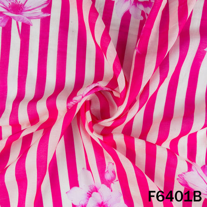 Printed Mul Chanderi Fabric - F6401