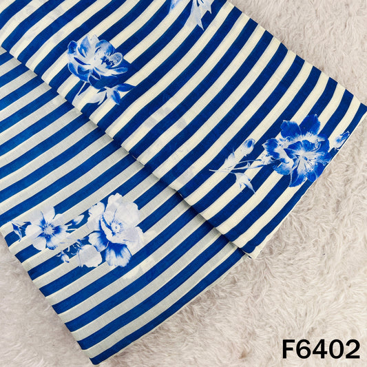 Printed Mul Chanderi Fabric - F6402