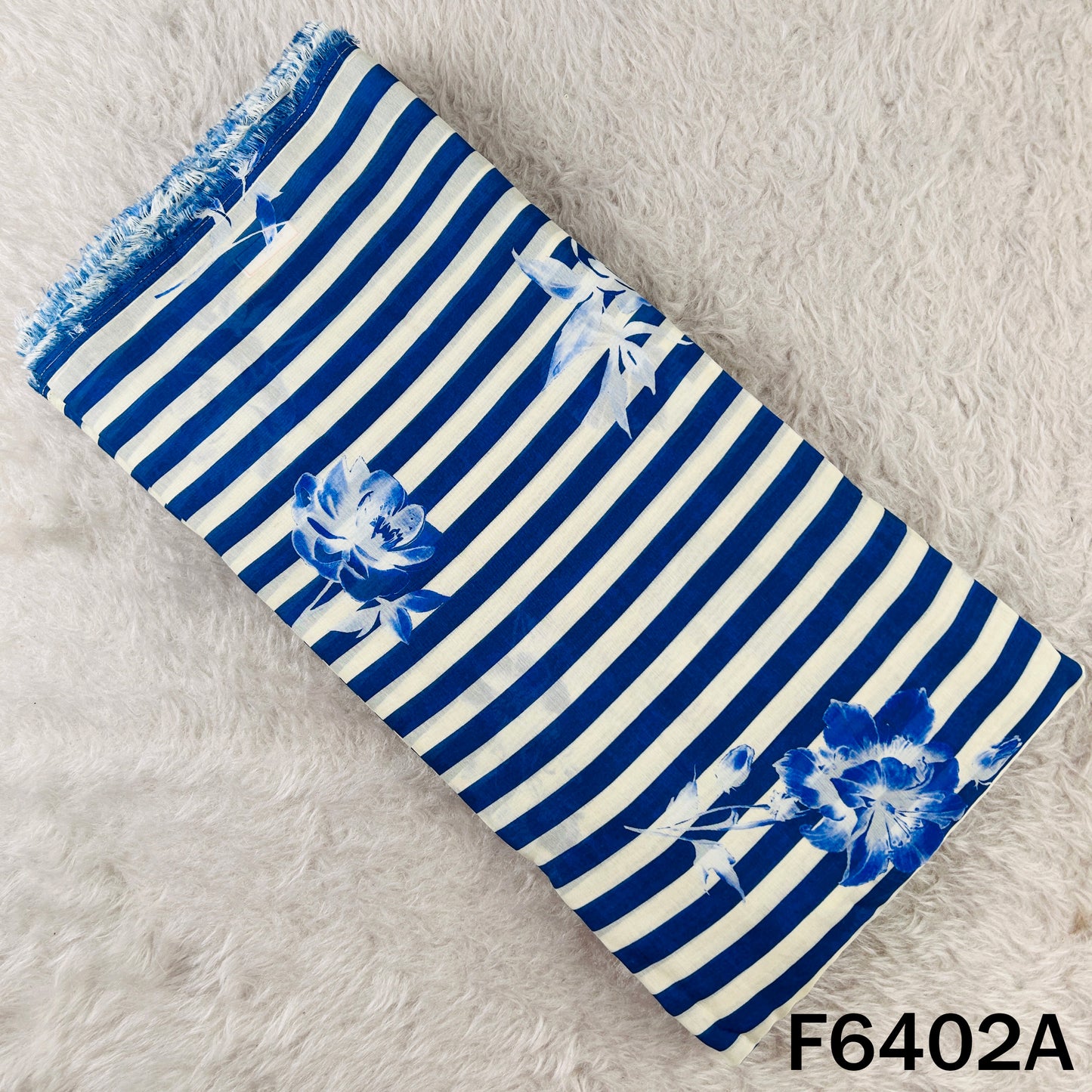 Printed Mul Chanderi Fabric - F6402
