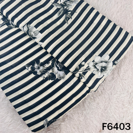 Printed Mul Chanderi Fabric - F6403