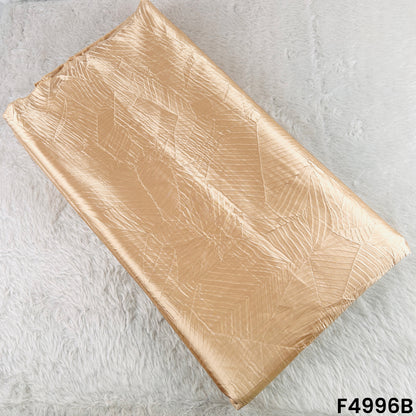 Imported Satin With Pleated Pattern Fabric-F4996