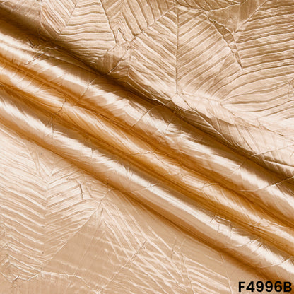 Imported Satin With Pleated Pattern Fabric-F4996