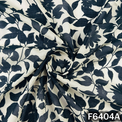 Printed Mul Chanderi Fabric - F6404