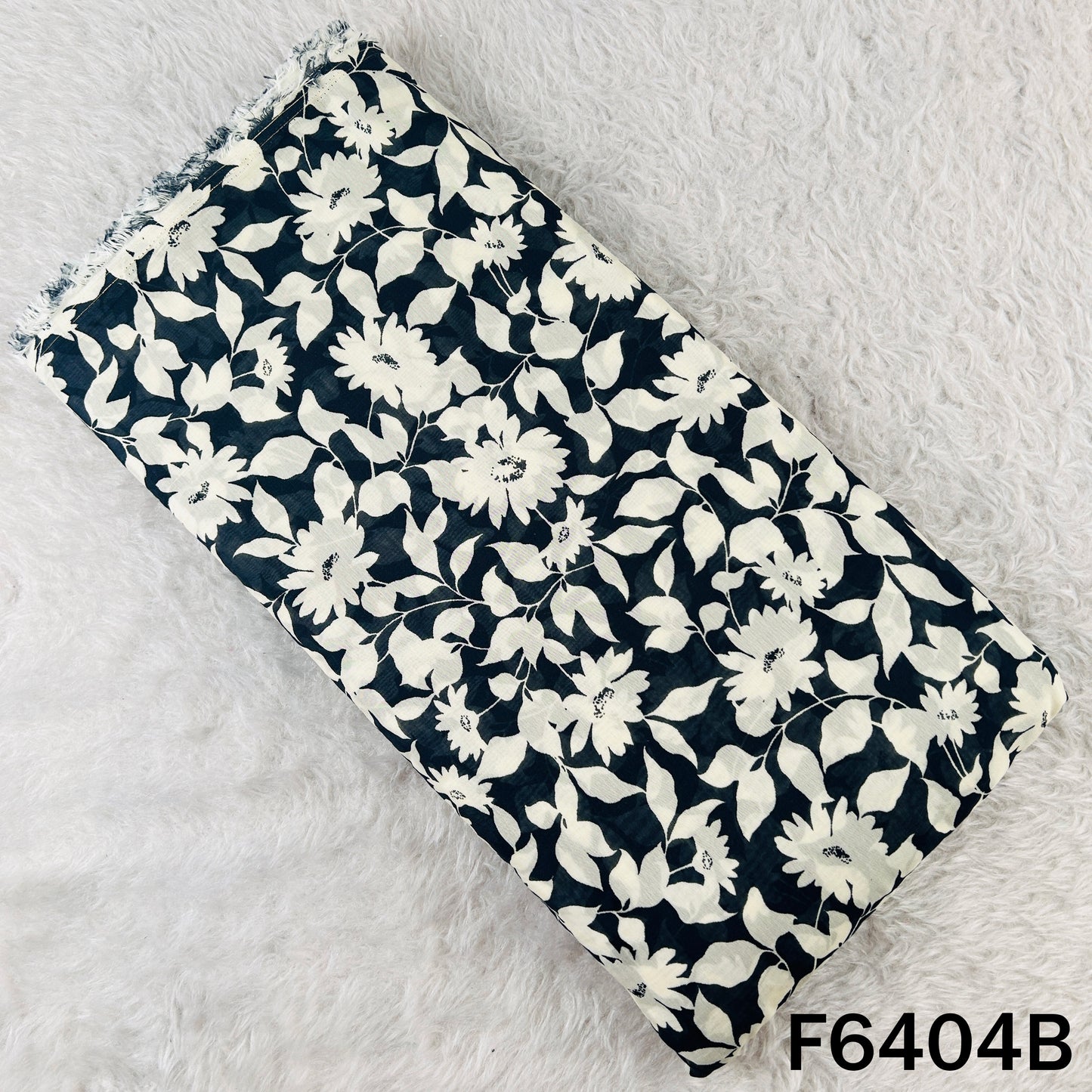 Printed Mul Chanderi Fabric - F6404