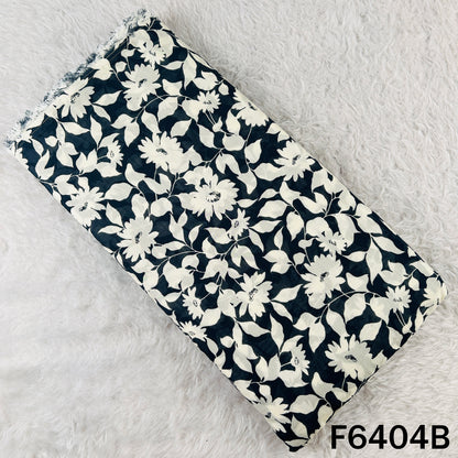 Printed Mul Chanderi Fabric - F6404