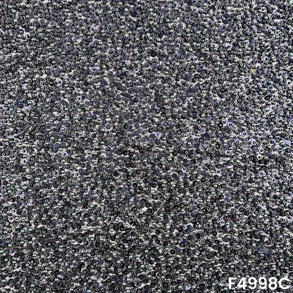 Cut Dana Sequins Pearl Embroidered Net Fabric-F4998