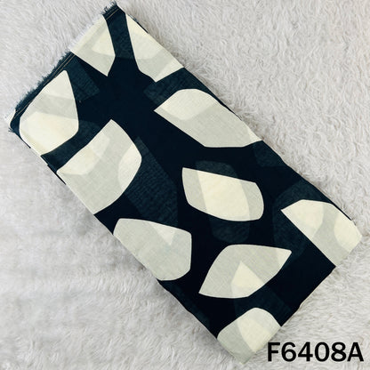 Printed Mul Chanderi Fabric - F6408