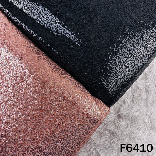 Sequins Embroidered Shimmer Lycra Fabric - F6410