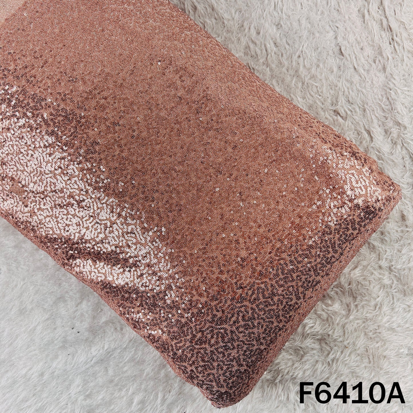 Sequins Embroidered Shimmer Lycra Fabric - F6410