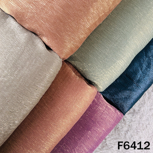Crushed Foil Organza Fabric - F6412