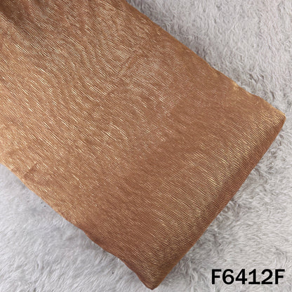 Crushed Foil Organza Fabric - F6412