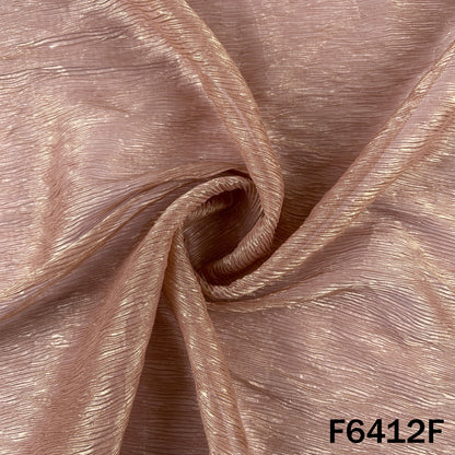 Crushed Foil Organza Fabric - F6412