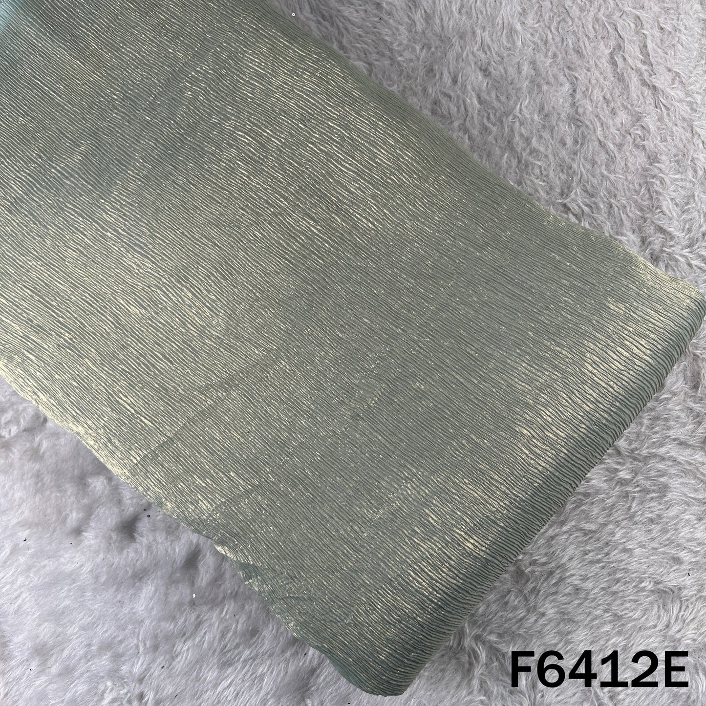 Crushed Foil Organza Fabric - F6412