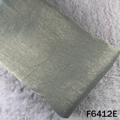 Crushed Foil Organza Fabric - F6412
